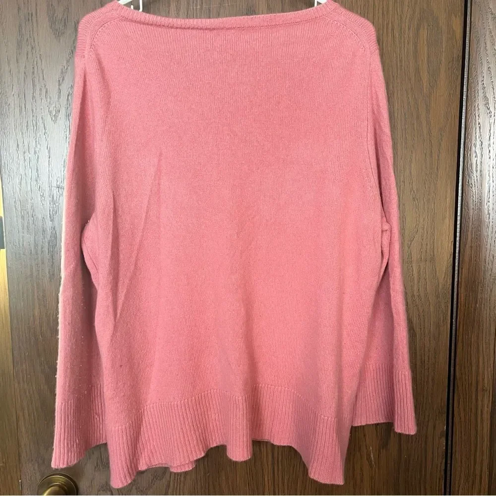 J. Crew Pink Crew Neck Sweater